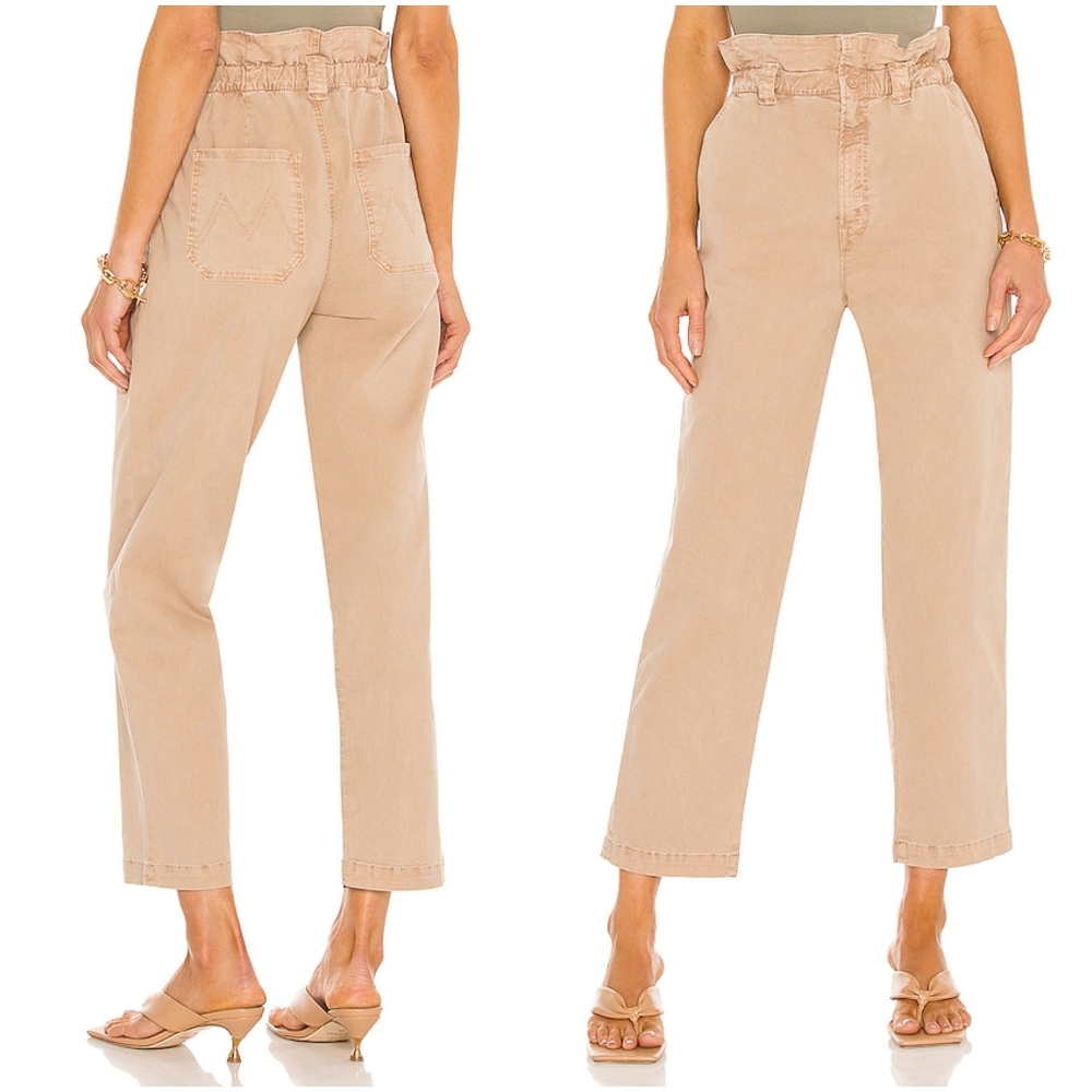 Mother The Yoyo Ruffle Greaser Paperbag Pants - Picture 2 of 12